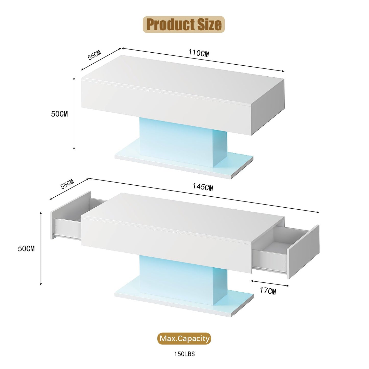 High Glossy Marble Table