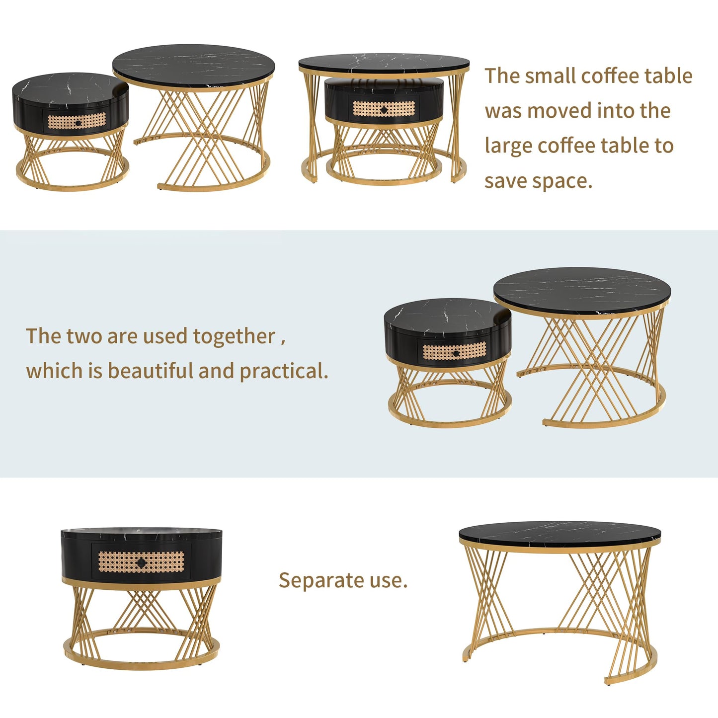 Aurum Nesting Table
