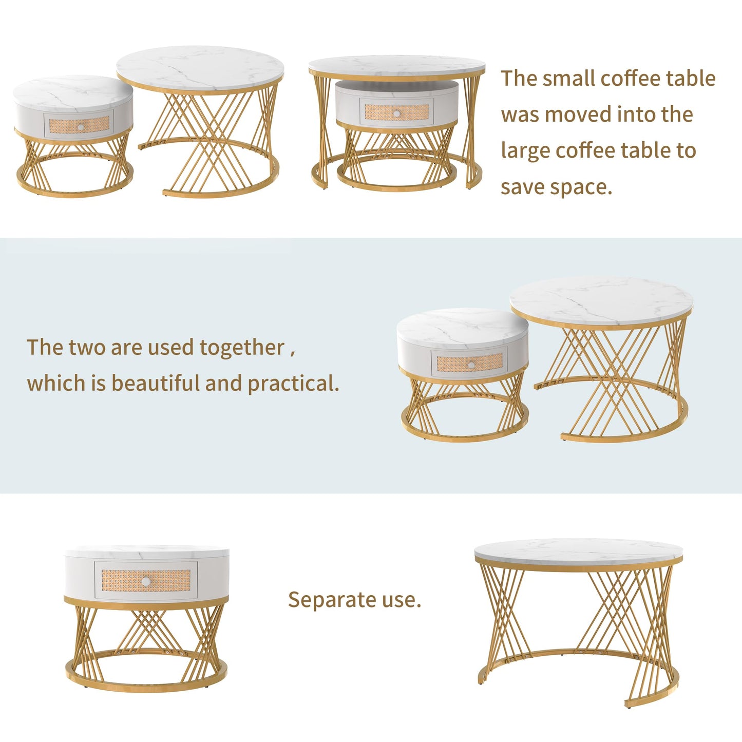 Aurum Nesting Table
