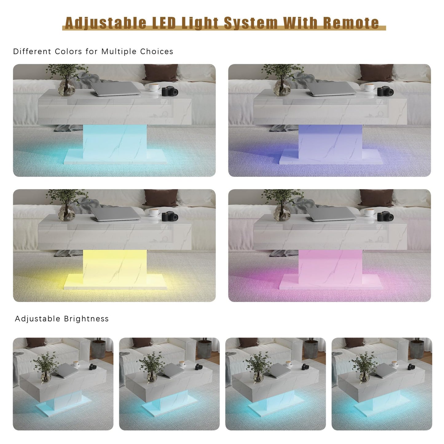 High Glossy Marble Table