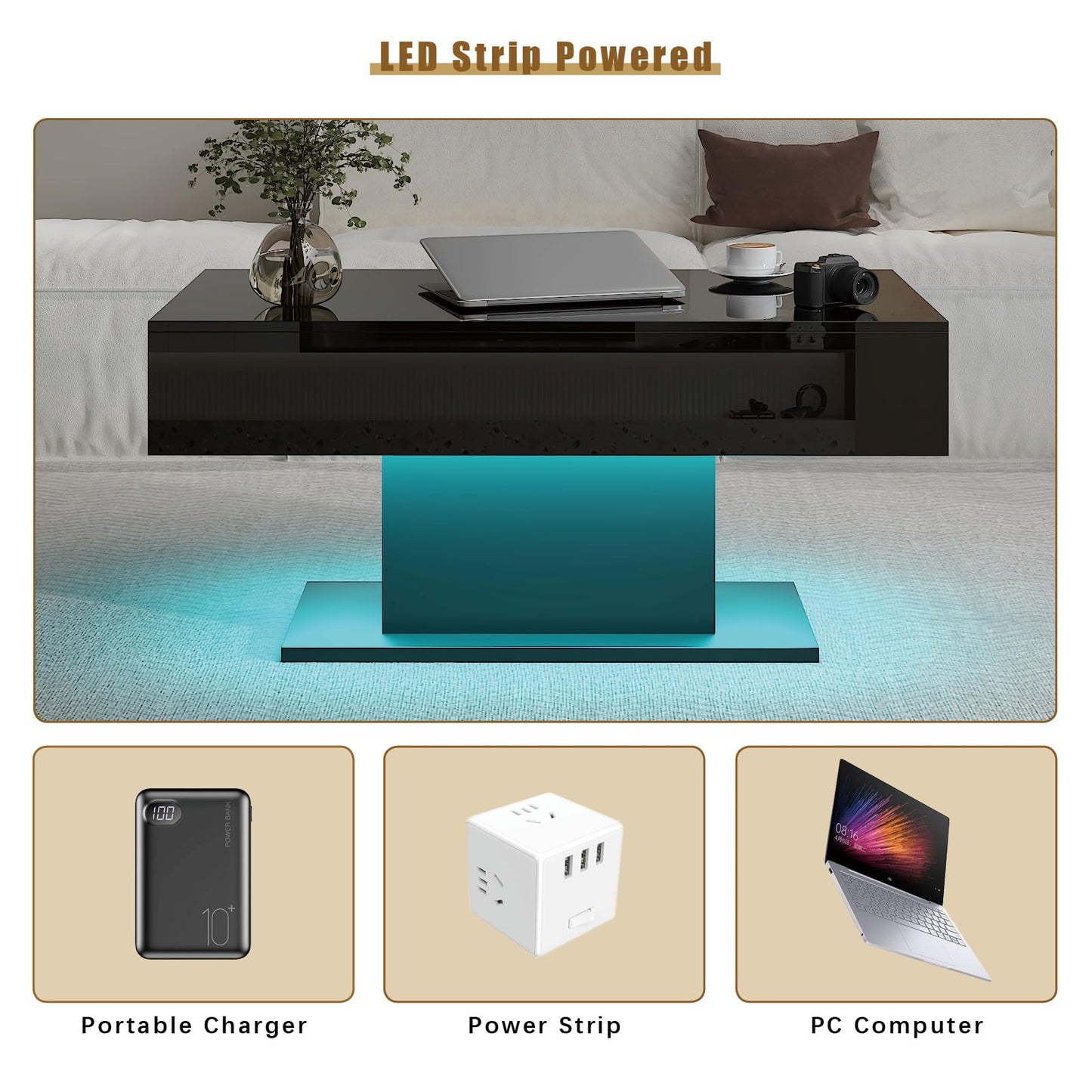 High Glossy Marble Table