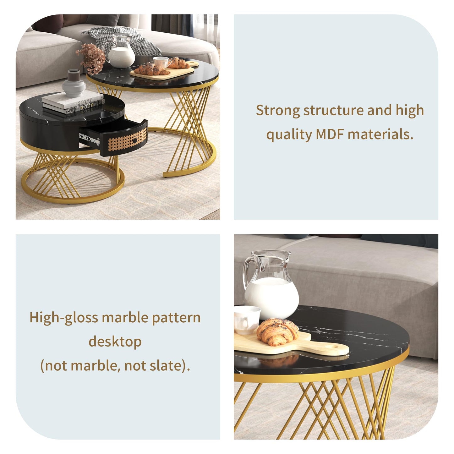 Aurum Nesting Table