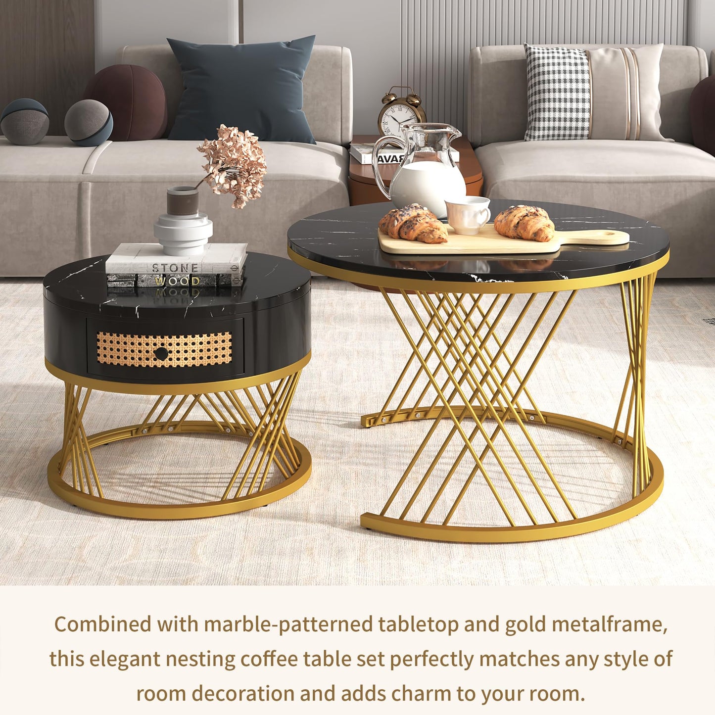 Aurum Nesting Table