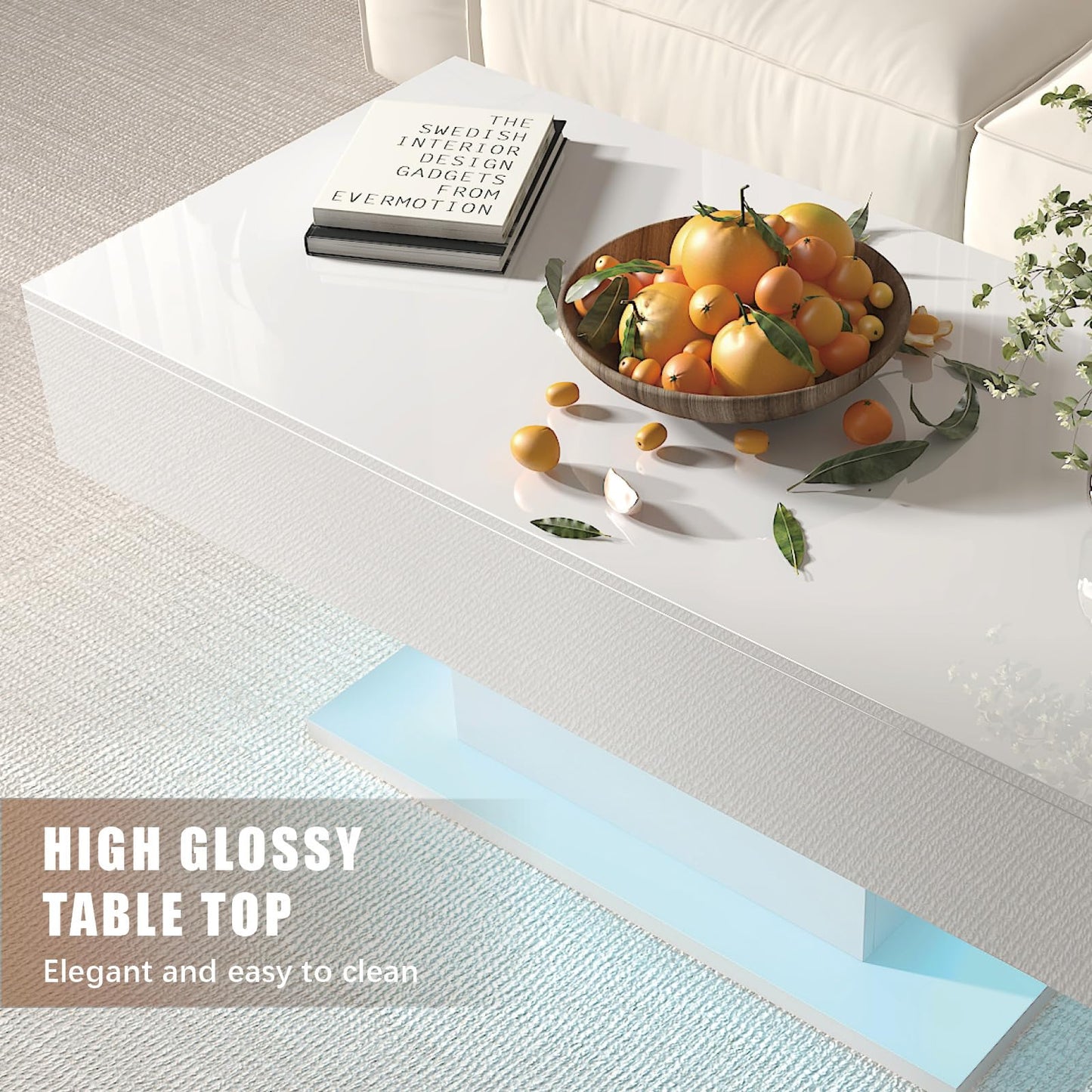 High Glossy Marble Table