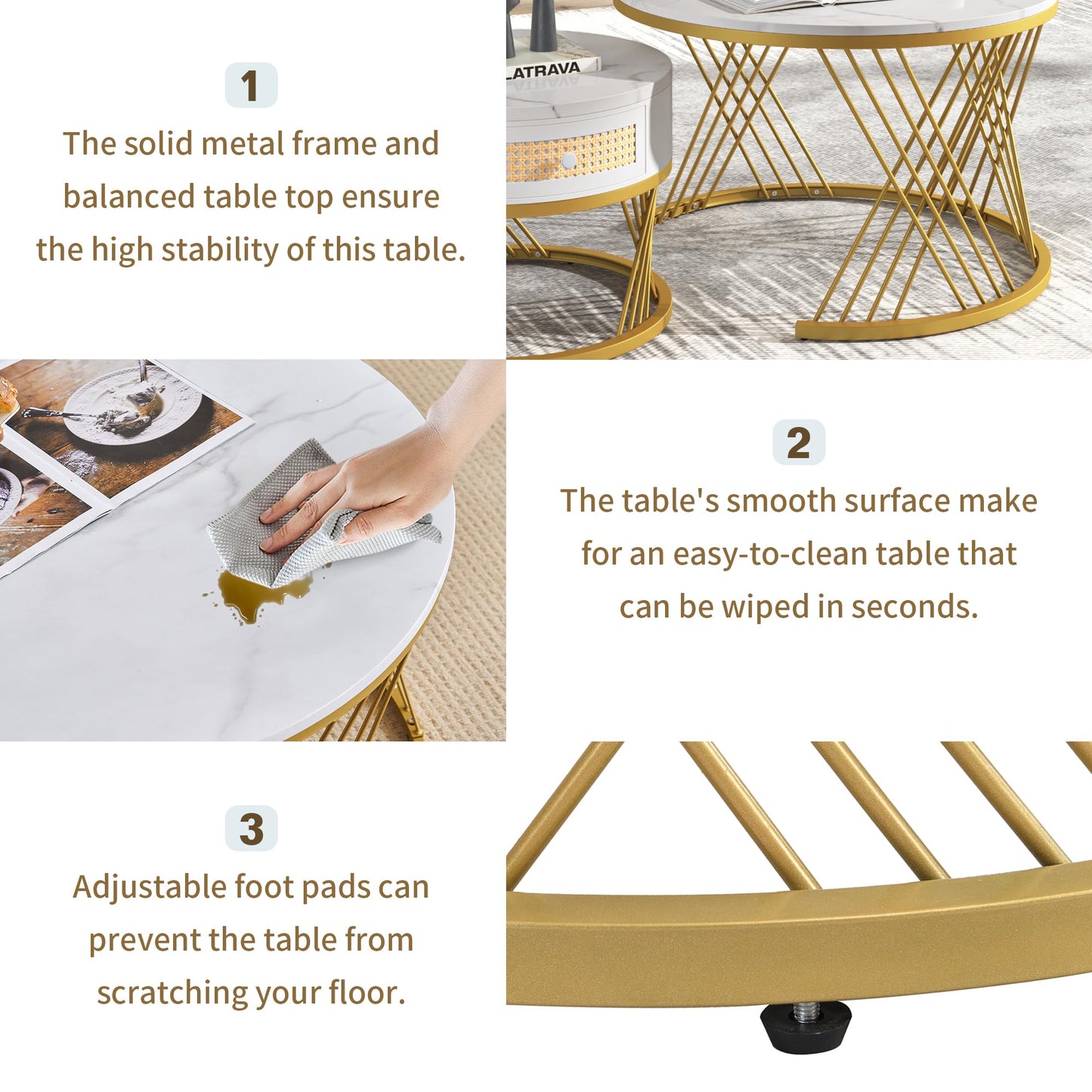 Aurum Nesting Table