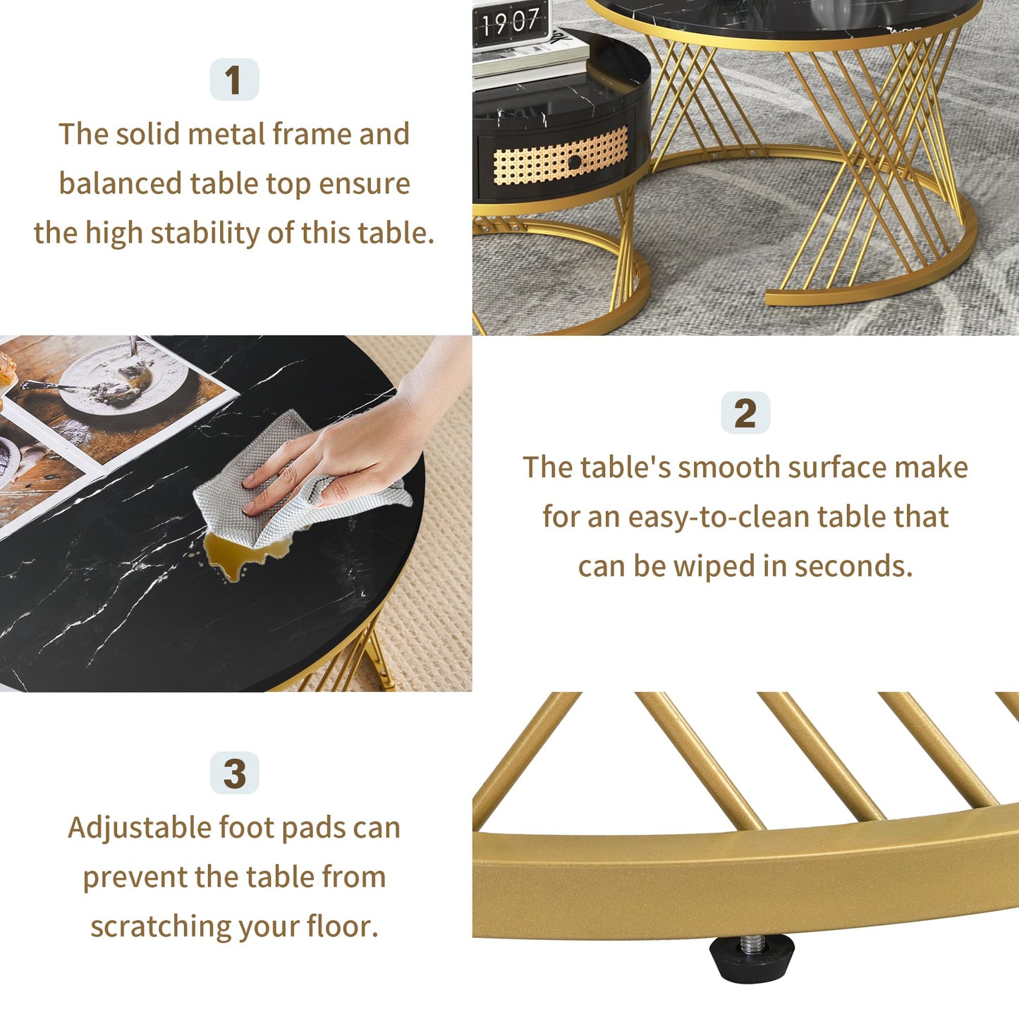 Aurum Nesting Table