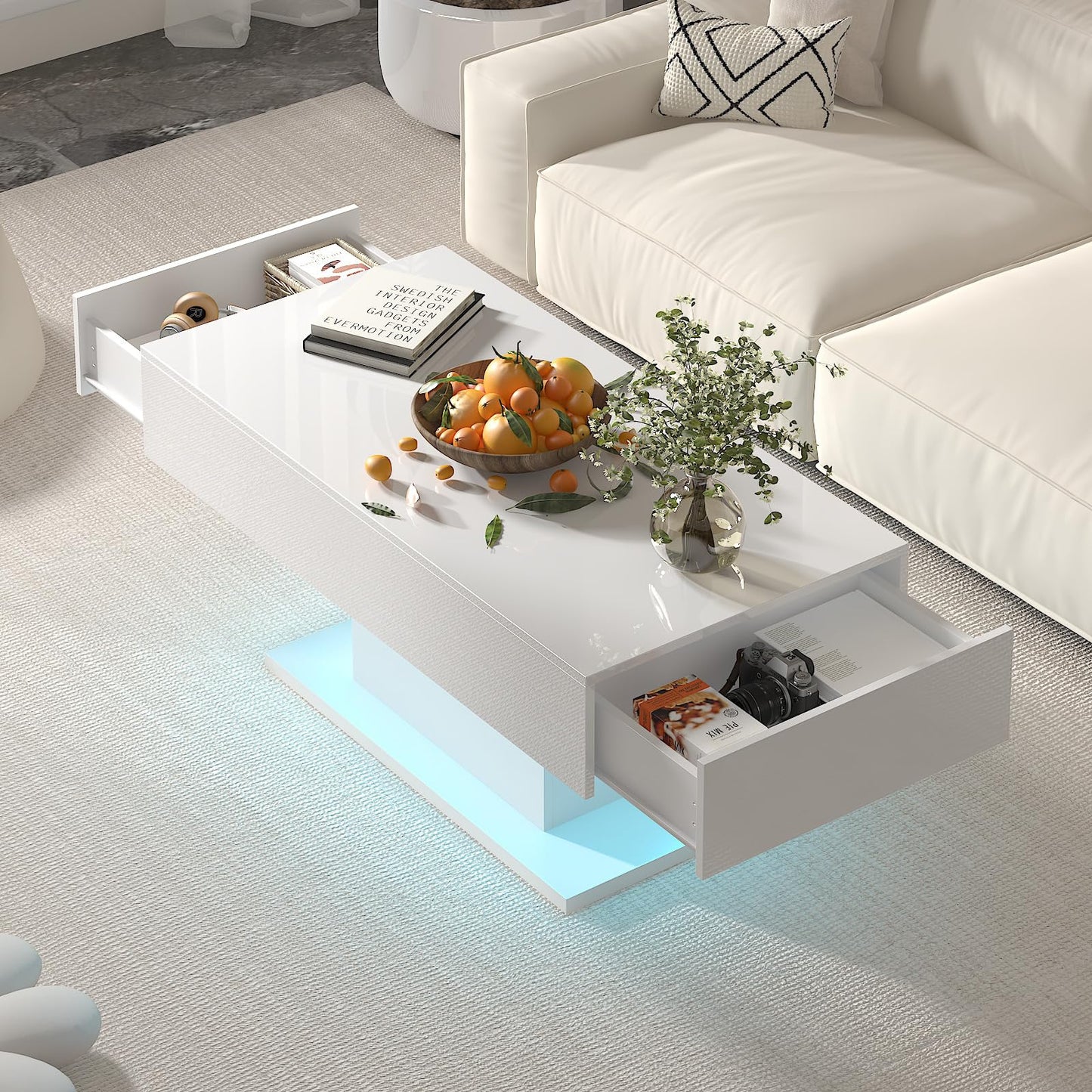 High Glossy Marble Table