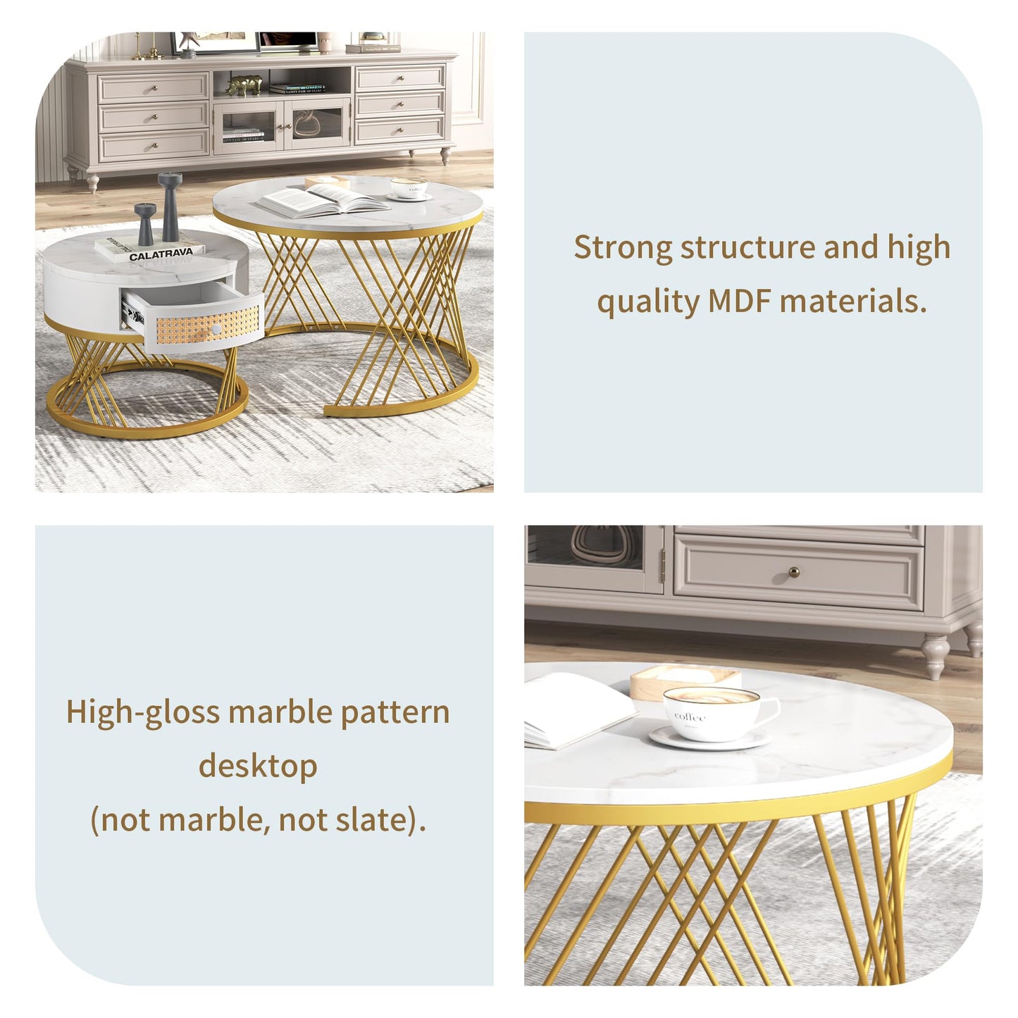 Aurum Nesting Table