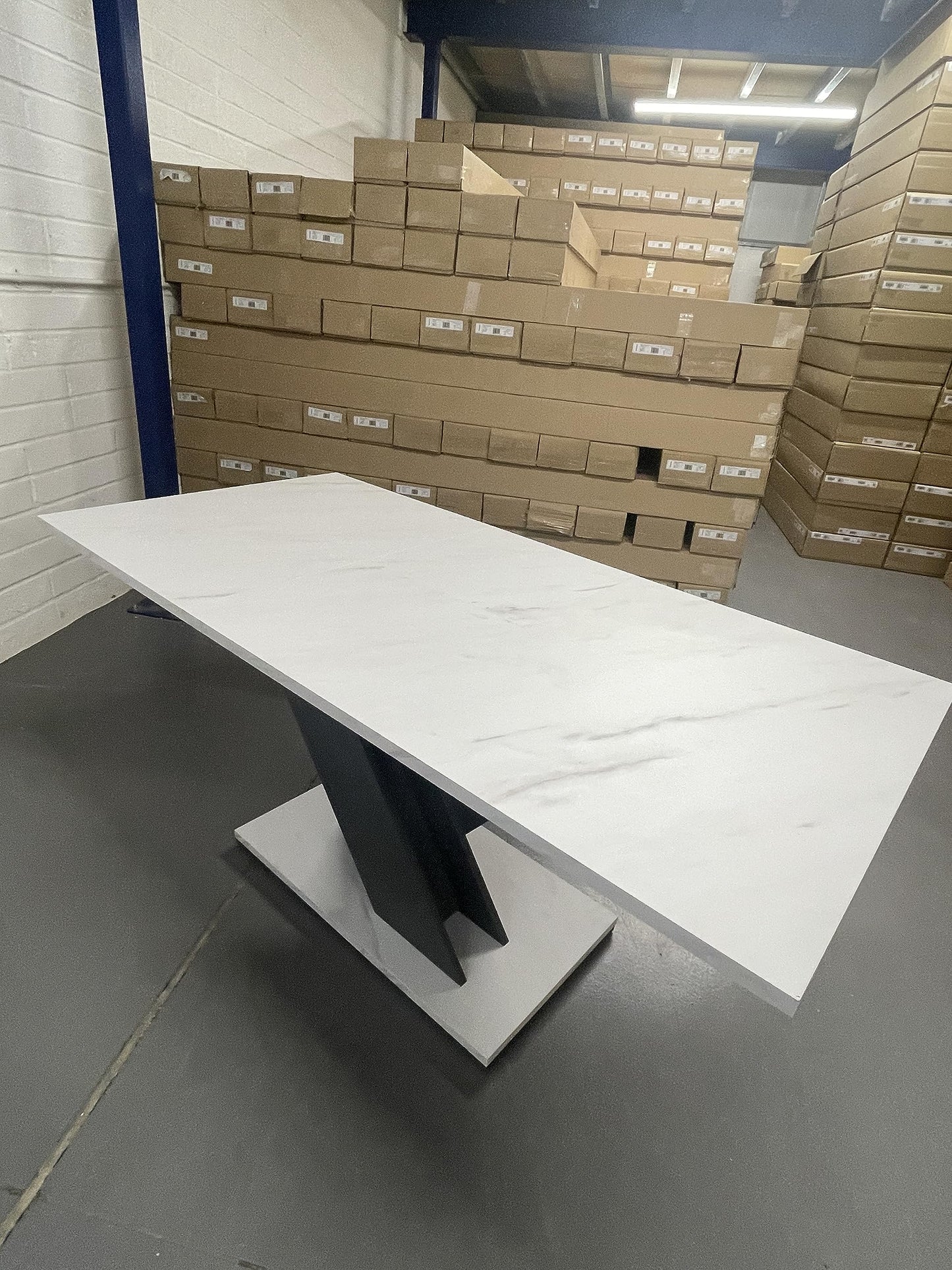 Furneo Modern Marble Dining Table
