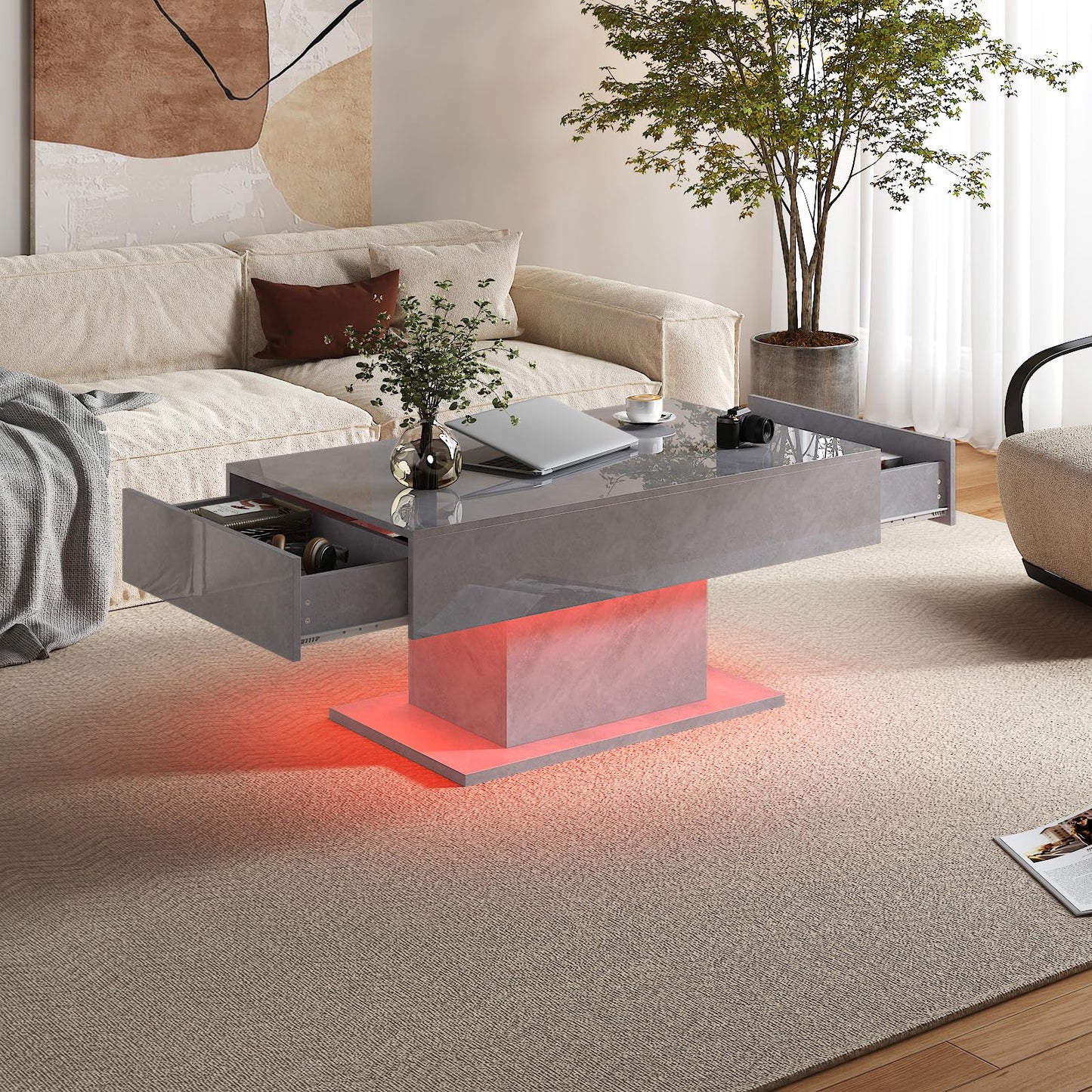 High Glossy Marble Table