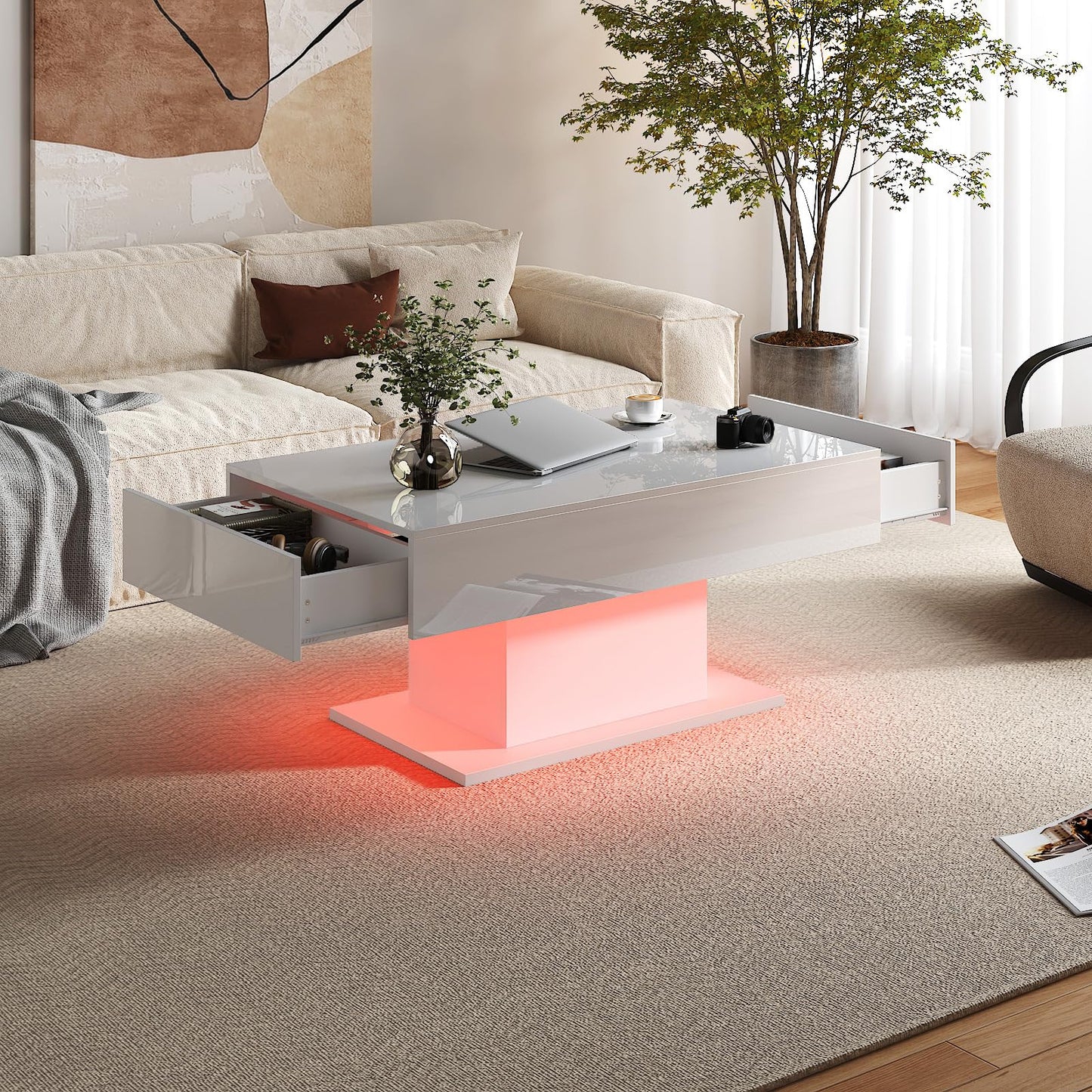 High Glossy Marble Table