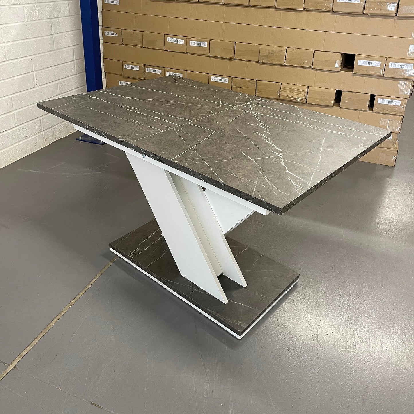 Furneo Modern Marble Dining Table