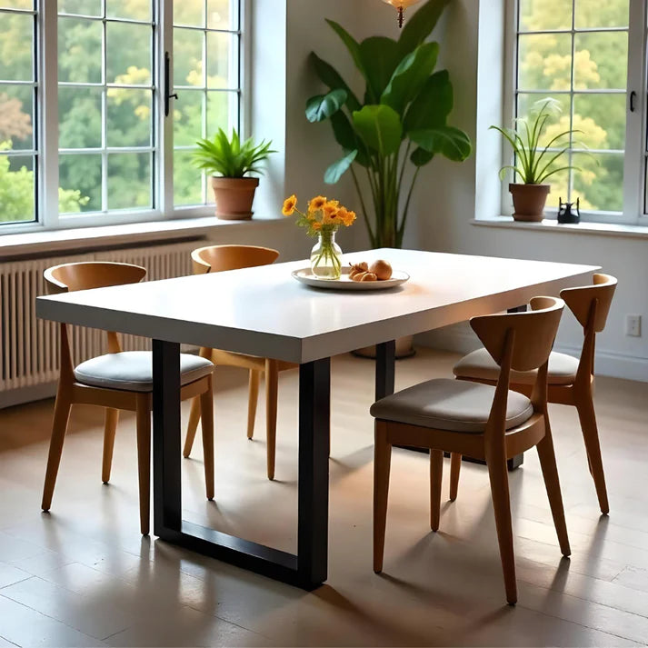 Crafted Rectangular Polished Concrete Tables